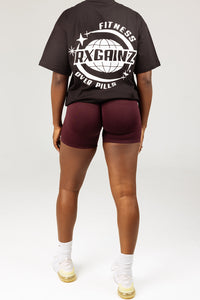 Hematite Red Shorts
