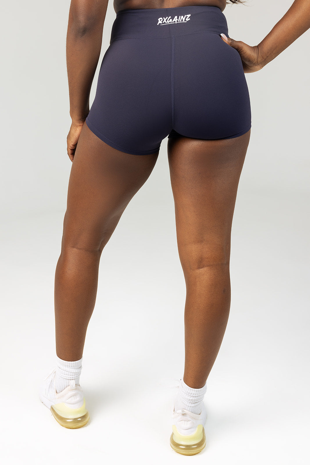 Violet Striped Shorts