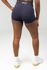 Violet Striped Shorts