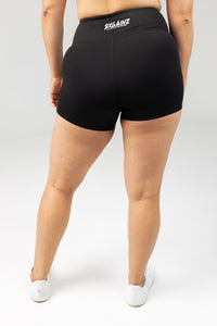Black Striped Shorts