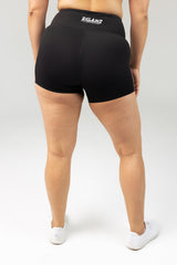 Black Striped Shorts